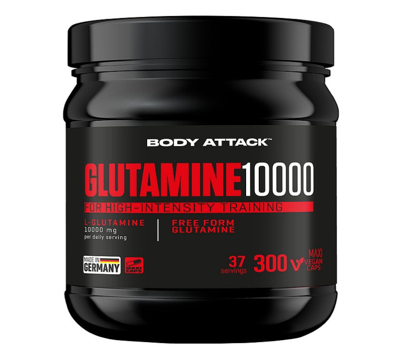 Body Attack - Glutamine 10000 - 300 Kapseln Body Attack