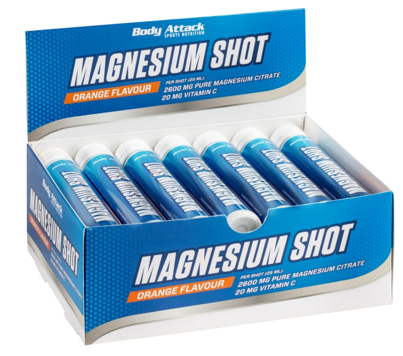 Body Attack - Magnesium Shot - 20 x 25ml Ampullen Body Attack