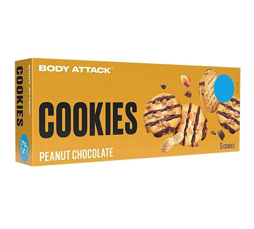 Body Attack - Peanut Chocolate Cookies Kekse - 125g Body Attack