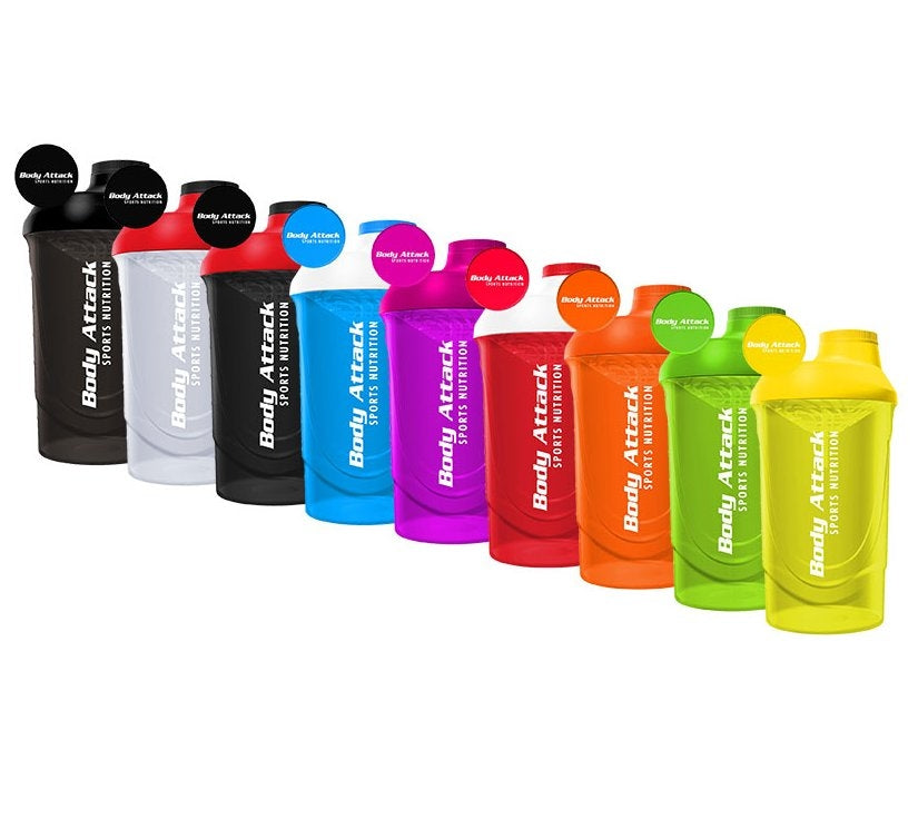 Body Attack - Sports Nutrition Protein Shaker 600ml Body Attack