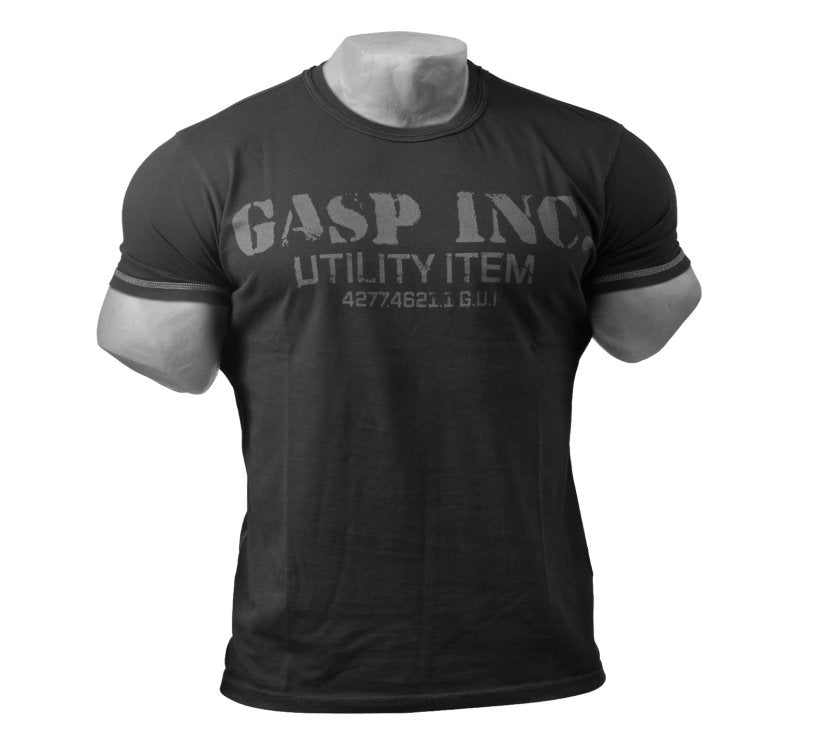 GASP - Basic Utility Tee - T-Shirt schwarz GASP
