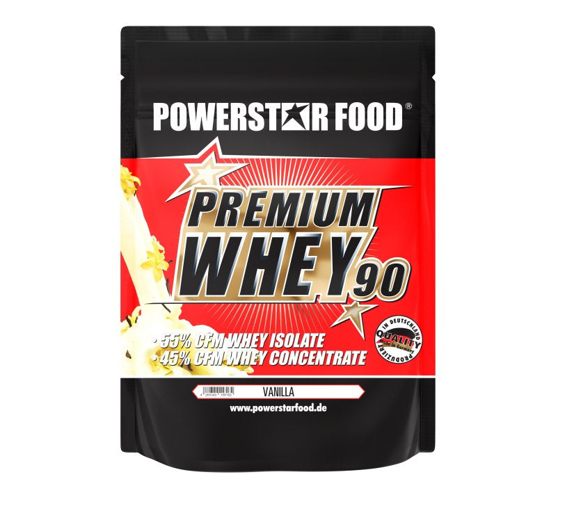Powerstar Food - Premium Whey Protein 90 - 850g Beutel Powerstar Food