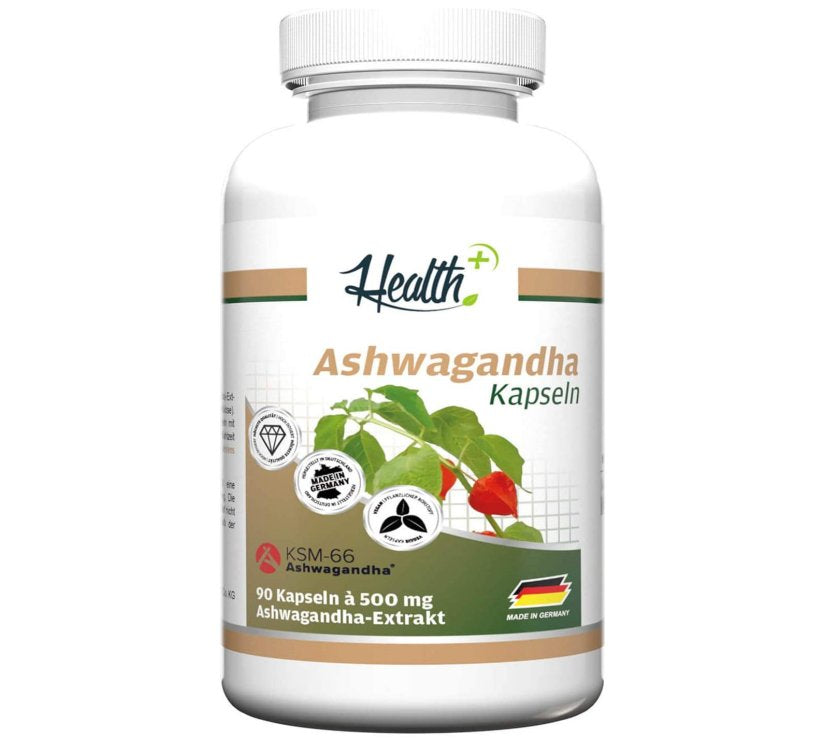 Health+ - Ashwagandha KSM-66- 90 Kapseln Health+