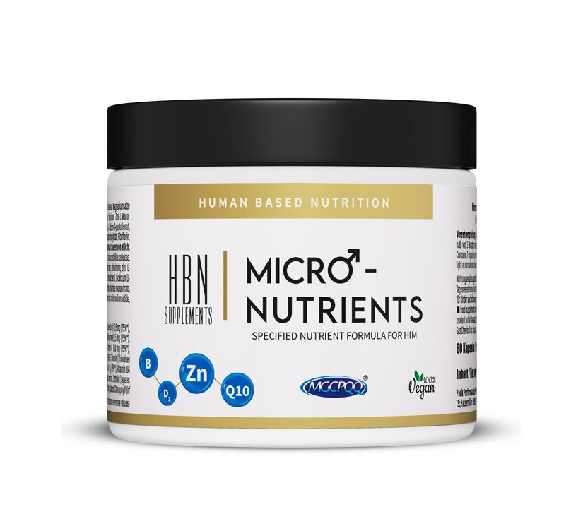 HBN - Micronutrients - for HIM- 60 Kapseln HBN Human Based Nutrition