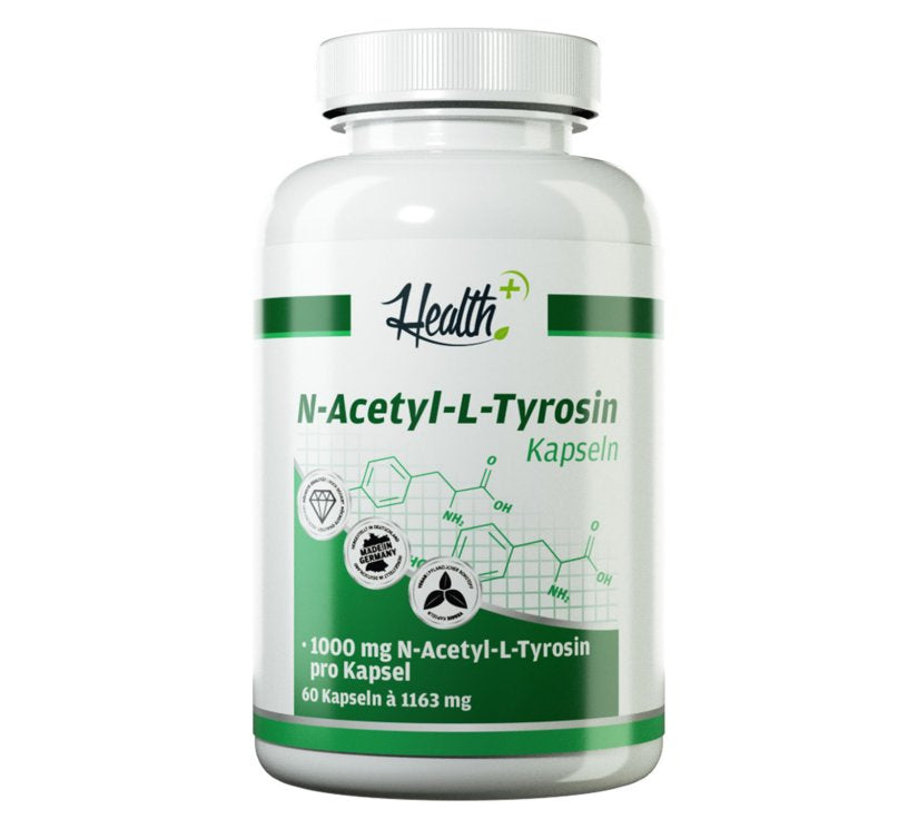 Health+ - N-Acetyl-L-Tyrosin - 60 Kapseln Health+