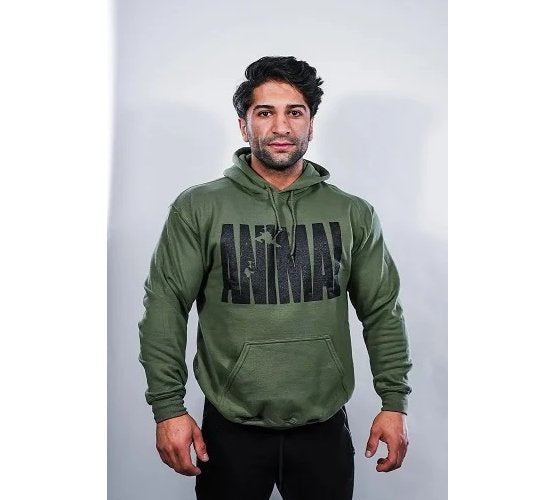 Universal Nutrition - Animal Hooded Sweater Military - grün Animal