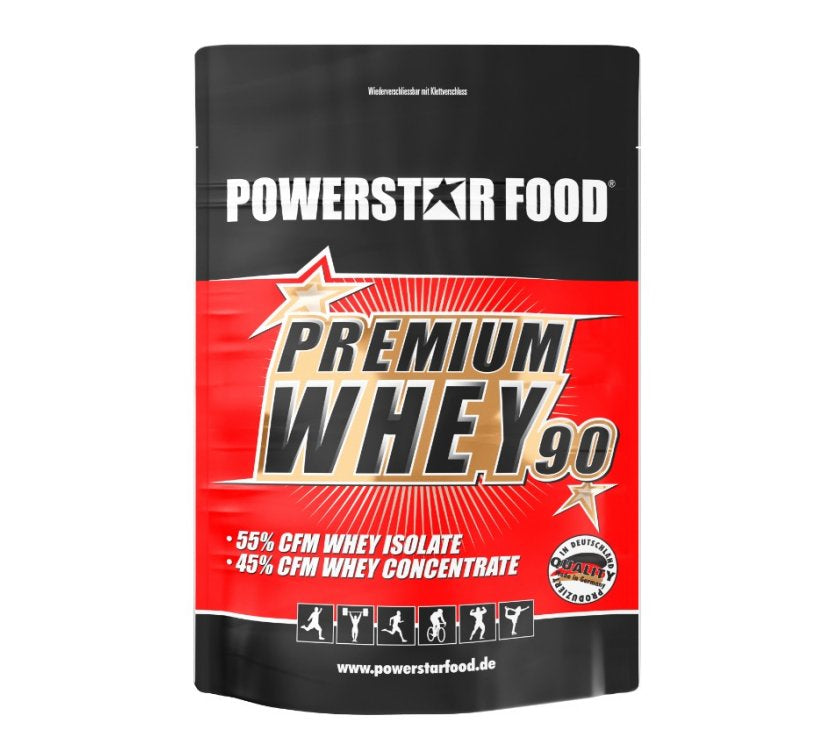 Powerstar Food - Premium Whey Protein 90 - 4000g Beutel Powerstar Food
