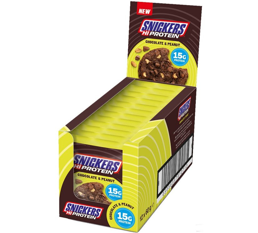Snickers - Hi Protein Cookies - Karton 12 x 60g Mars Incorporated
