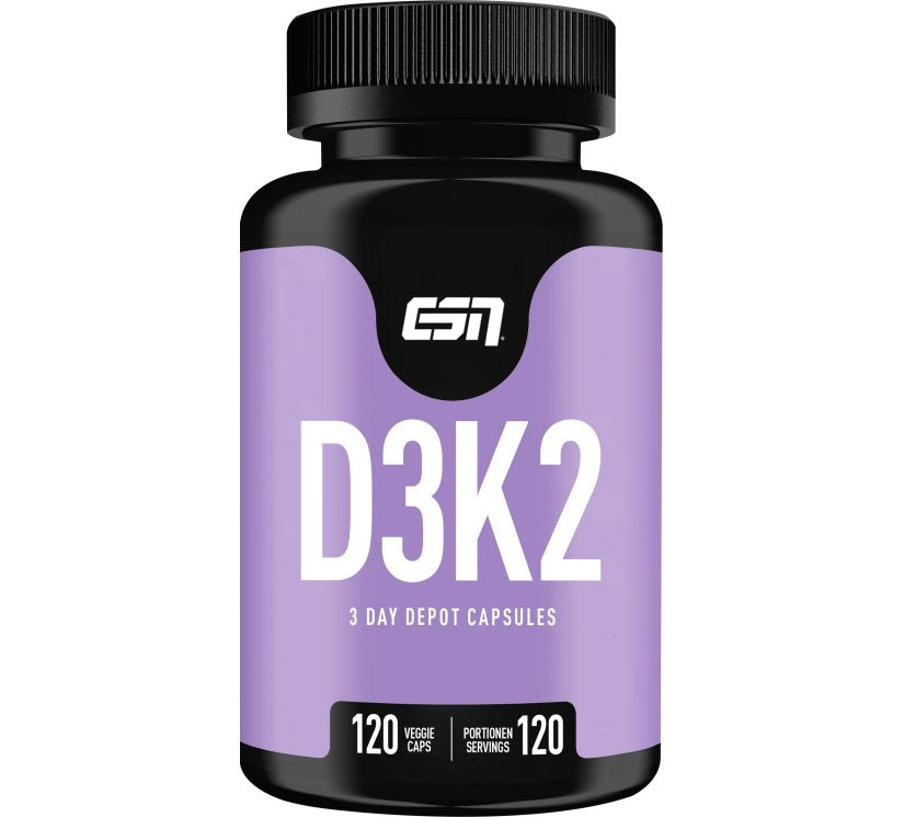 ESN - Vitamin D3+K2 - 120 Kapseln ESN