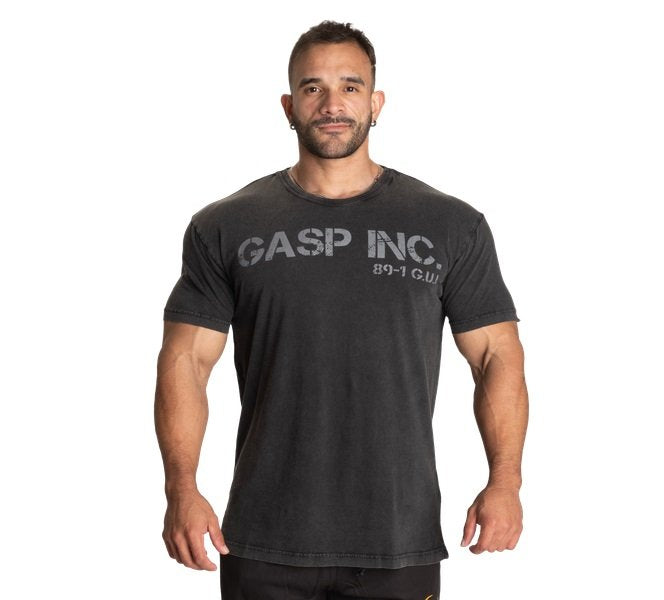 GASP - G.U.I Standard Tee - Washed Black GASP