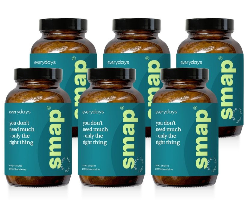 Everydays - SMAP - Smarte Proteinbausteine - 6er Bundle - 6 x 180 Presslinge Everydays