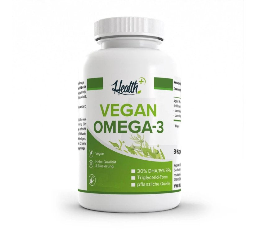 Health+ - Vegan Omega-3 - 60 Kapseln Health+