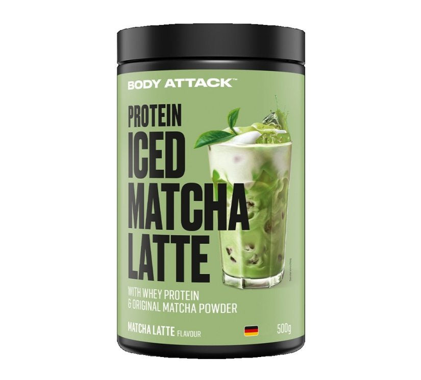 Body Attack - Protein Iced Matcha Latte - 500g Dose Body Attack