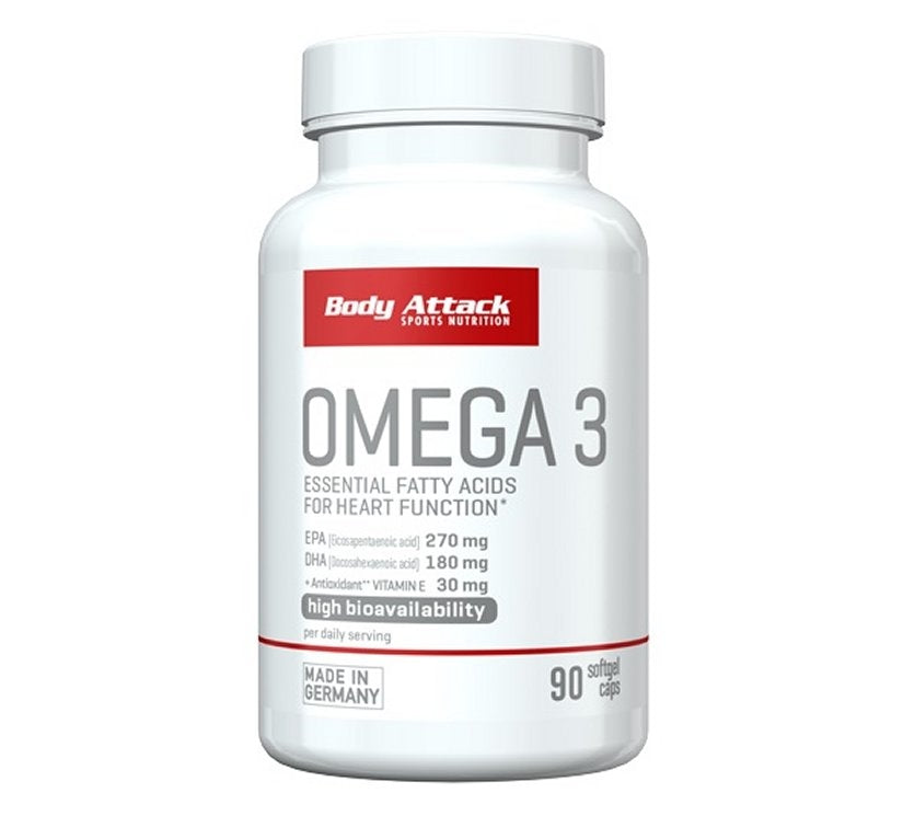 Body Attack - Omega 3 - 90 Kapseln Body Attack