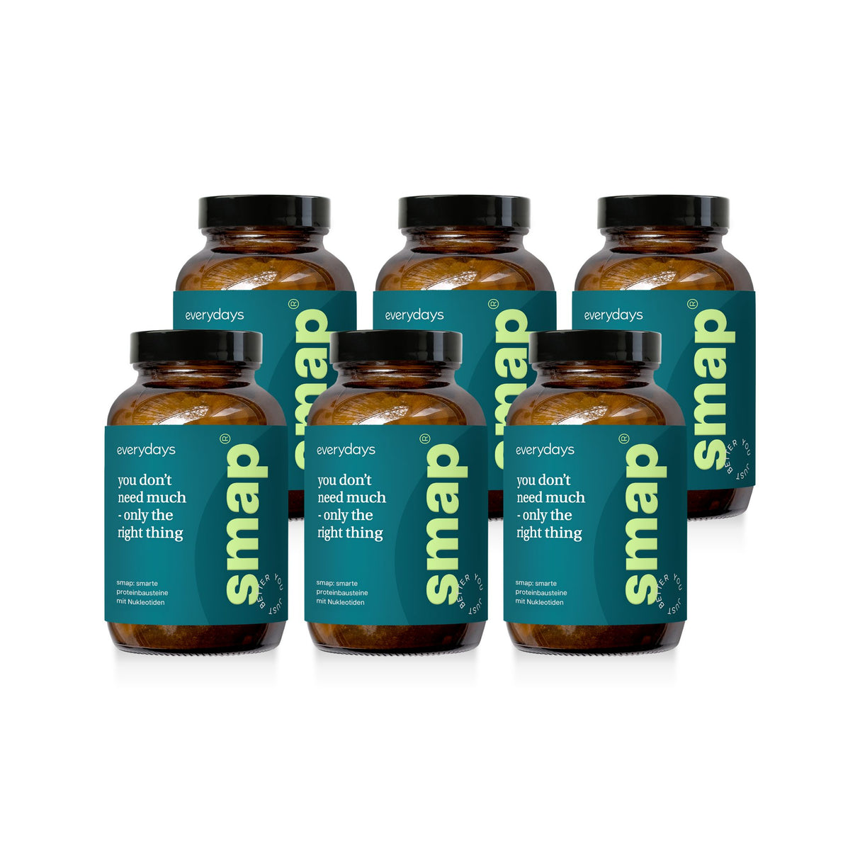 Everydays - SMAP - Smarte Proteinbausteine - 6er Bundle - 6 x 180 Presslinge Everydays