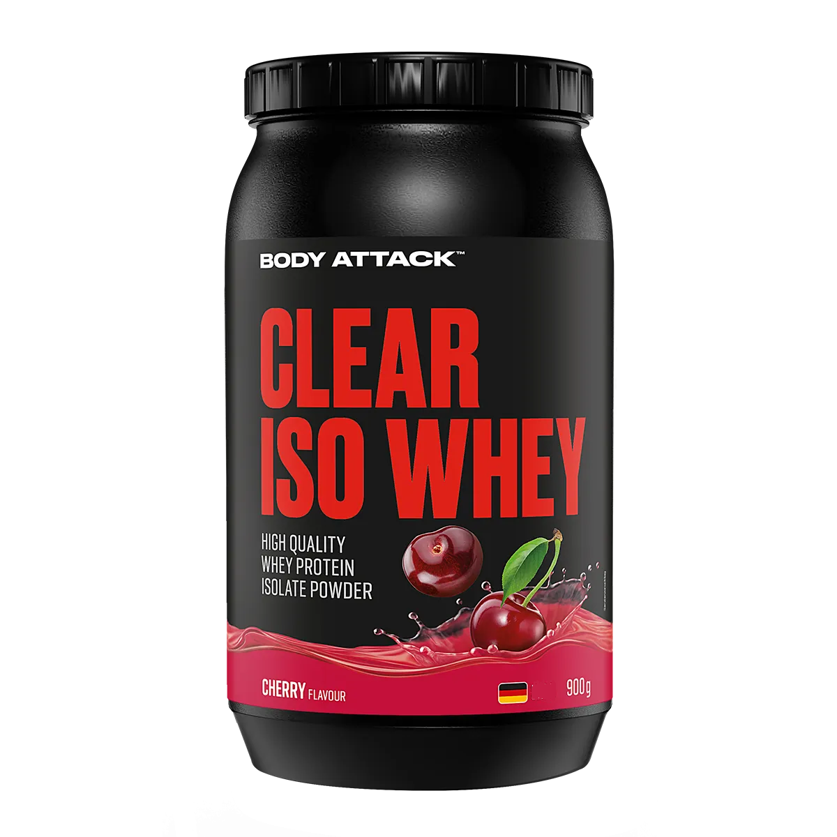 Body Attack - Clear Iso Whey - 900g Dose Body Attack Cherry