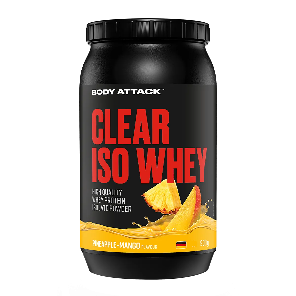 Body Attack - Clear Iso Whey - 900g Dose Body Attack Pineapple Mango