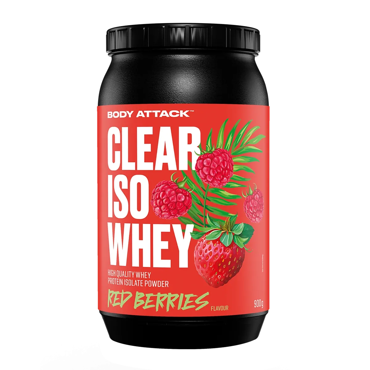 Body Attack - Clear Iso Whey - 900g Dose Body Attack Red Berries