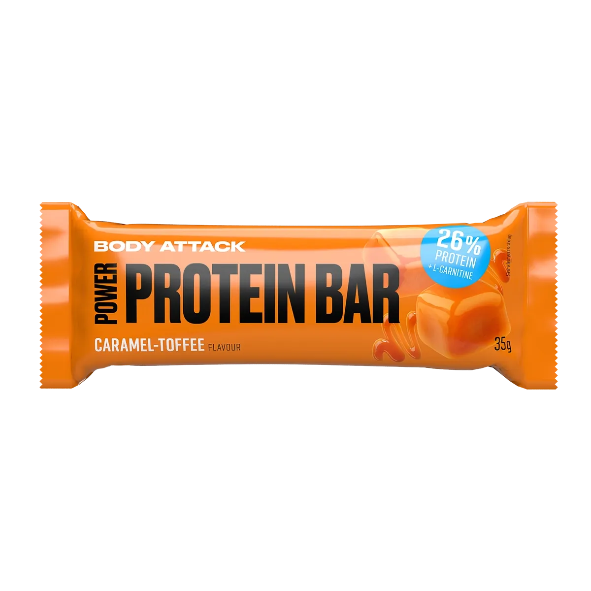 Body Attack - Power Protein Bar - 35g Body Attack Caramel Toffee