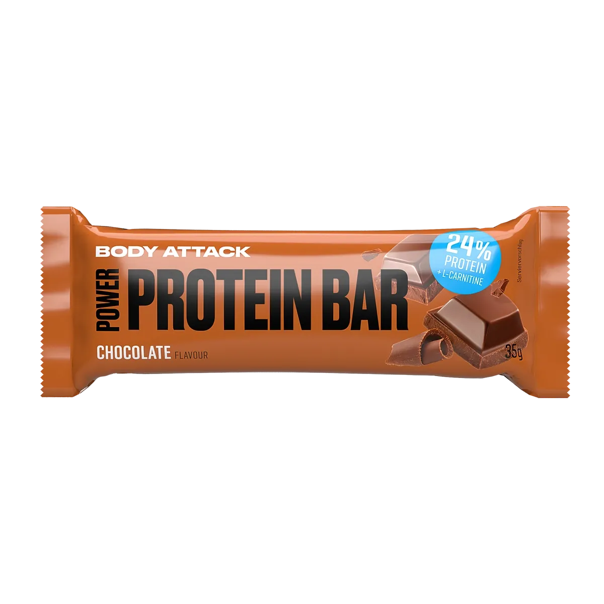 Body Attack - Power Protein Bar - 35g Body Attack Chocolate