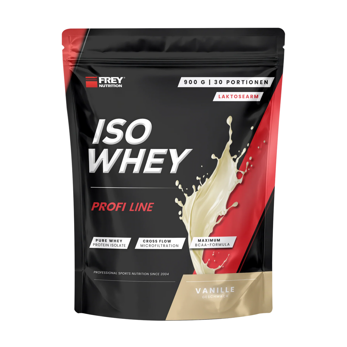 Frey Nutrition - ISO Whey Protein - 900g Beutel Frey Nutrition Vanille