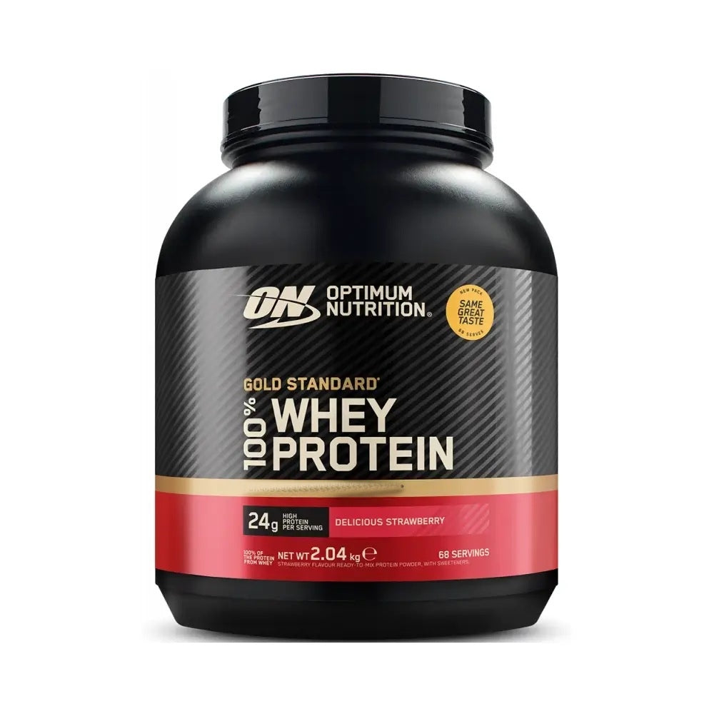 Optimum Nutrition - 100% Whey Protein Gold Standard Optimum Nutrition Delicious Strawberry - 2040g