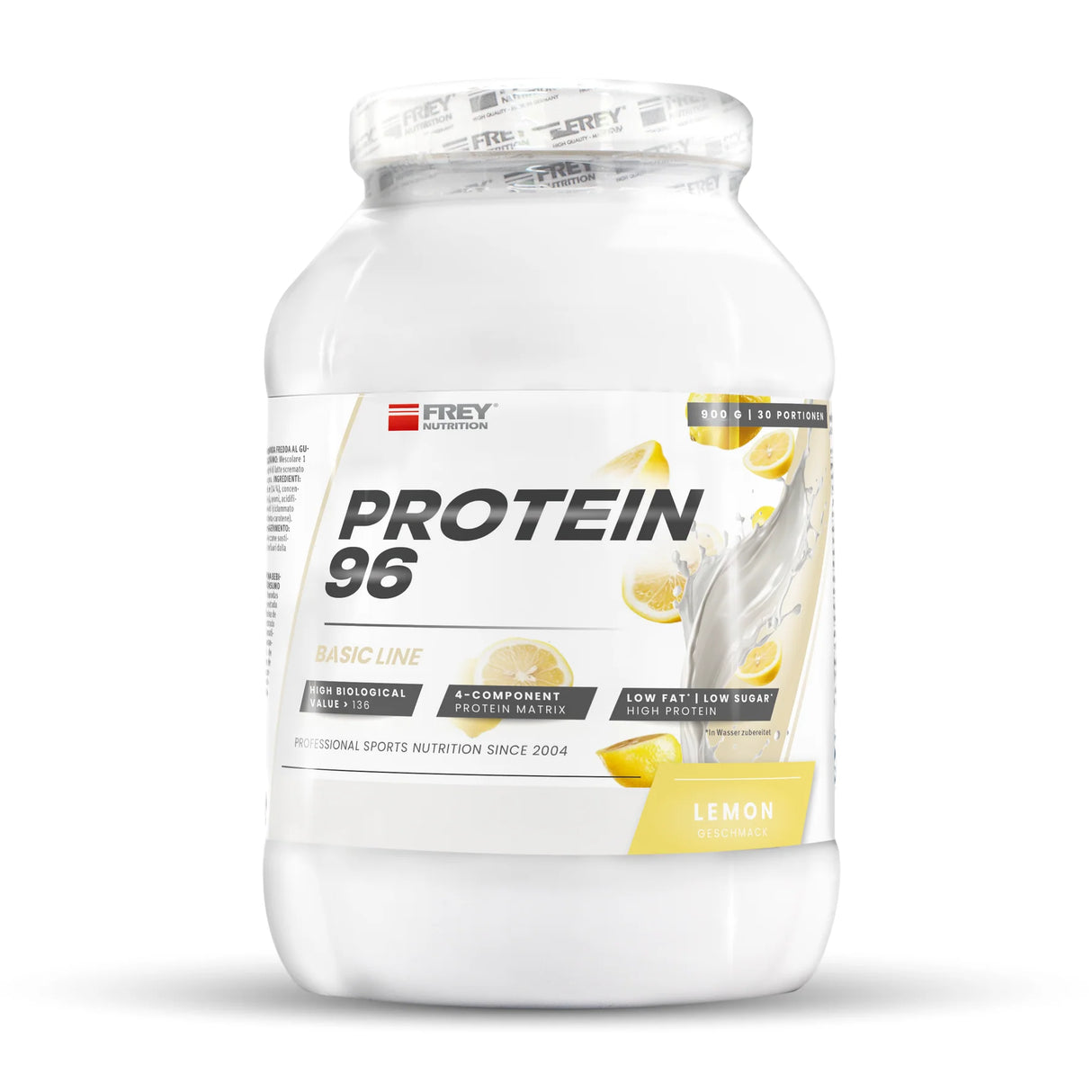 Frey Nutrition - Protein 96 - 900g Dose Frey Nutrition Lemon