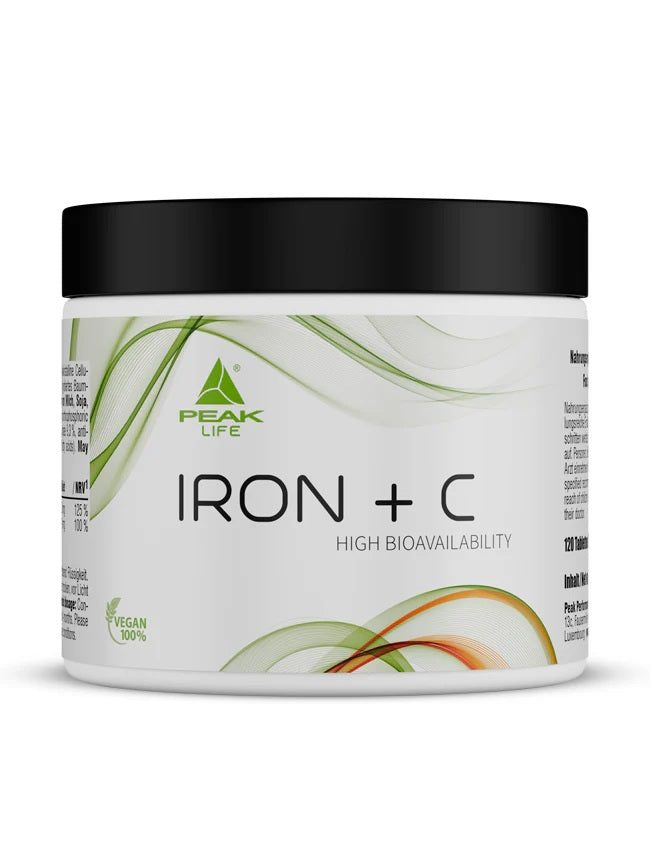 Peak - Iron + C - 120 Tabletten Peak