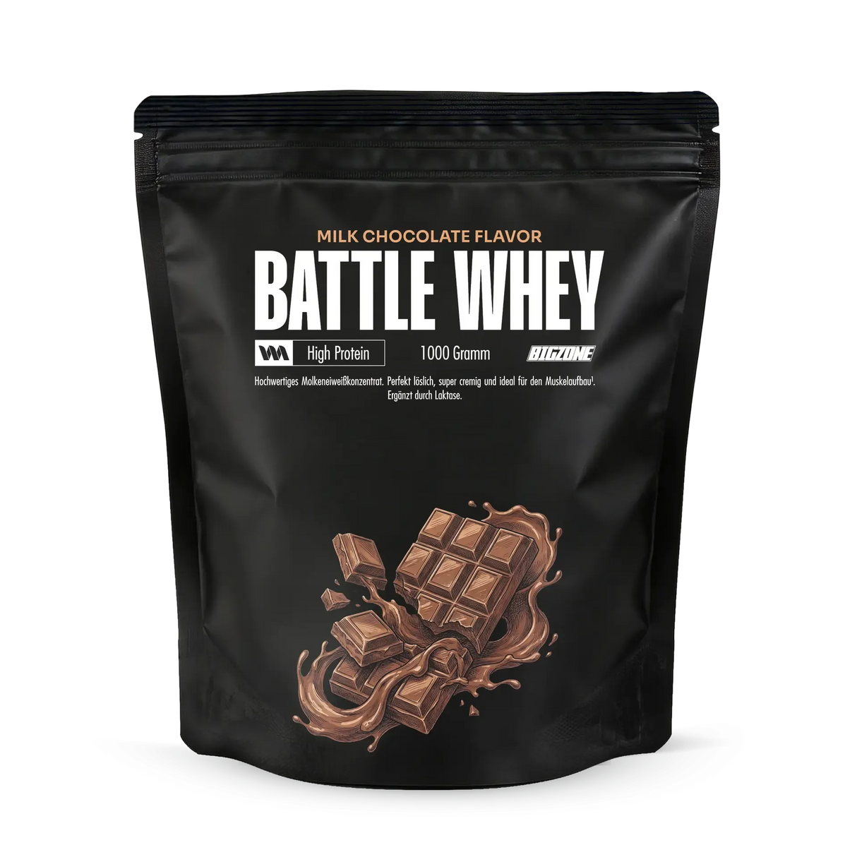Big Zone - Battle Whey - 1000g Beutel Big Zone Milk Chocolate