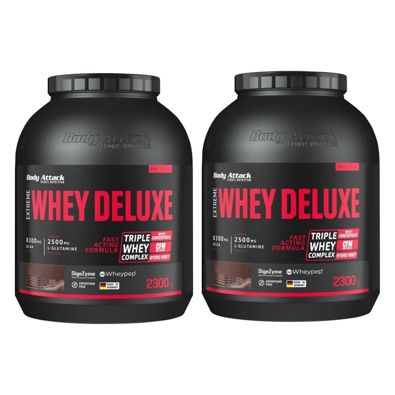 Body Attack - Extreme Whey Deluxe - 2 x 2300g Bundle
