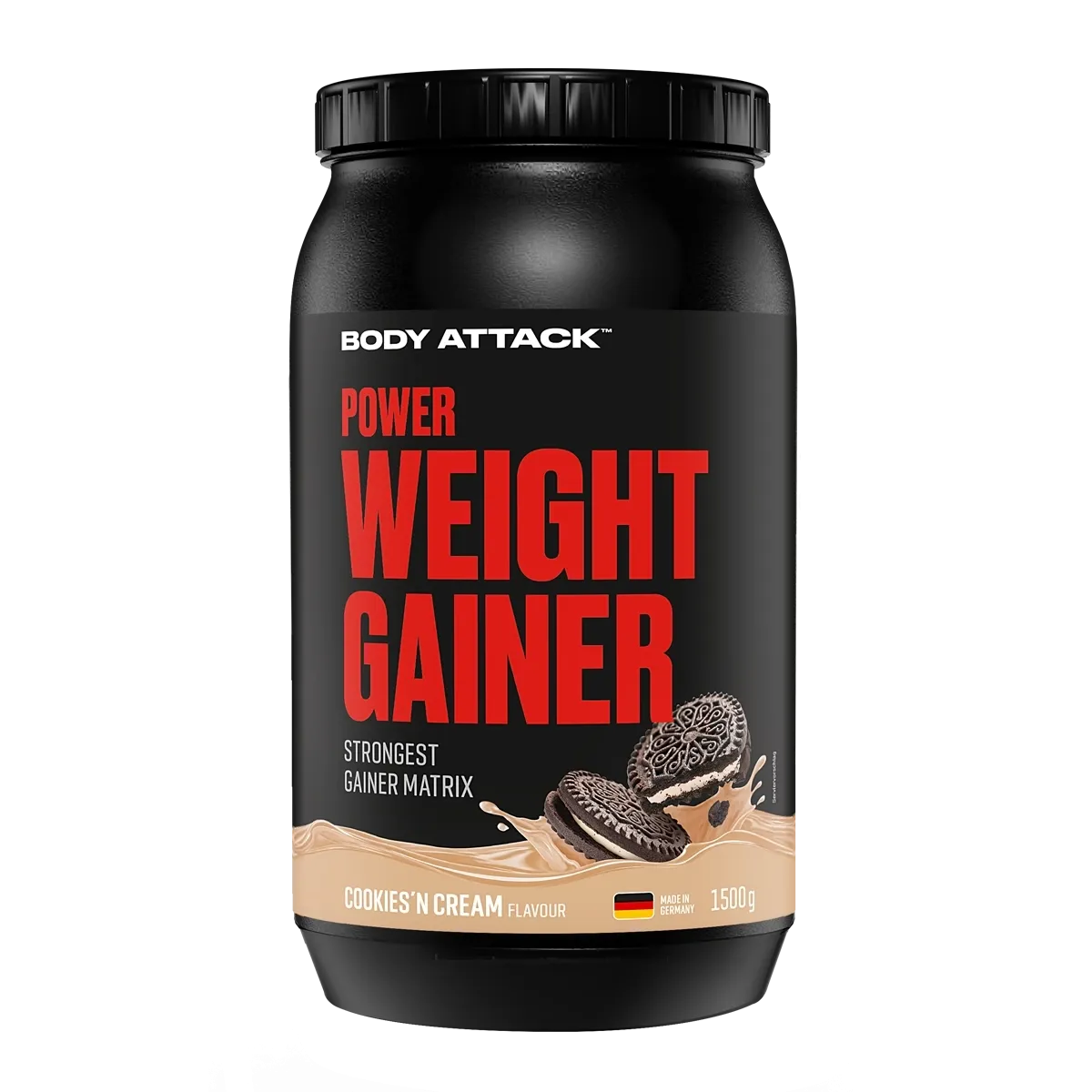 Body Attack - Power Weight Gainer 1500g Body Attack Cookies n Cream