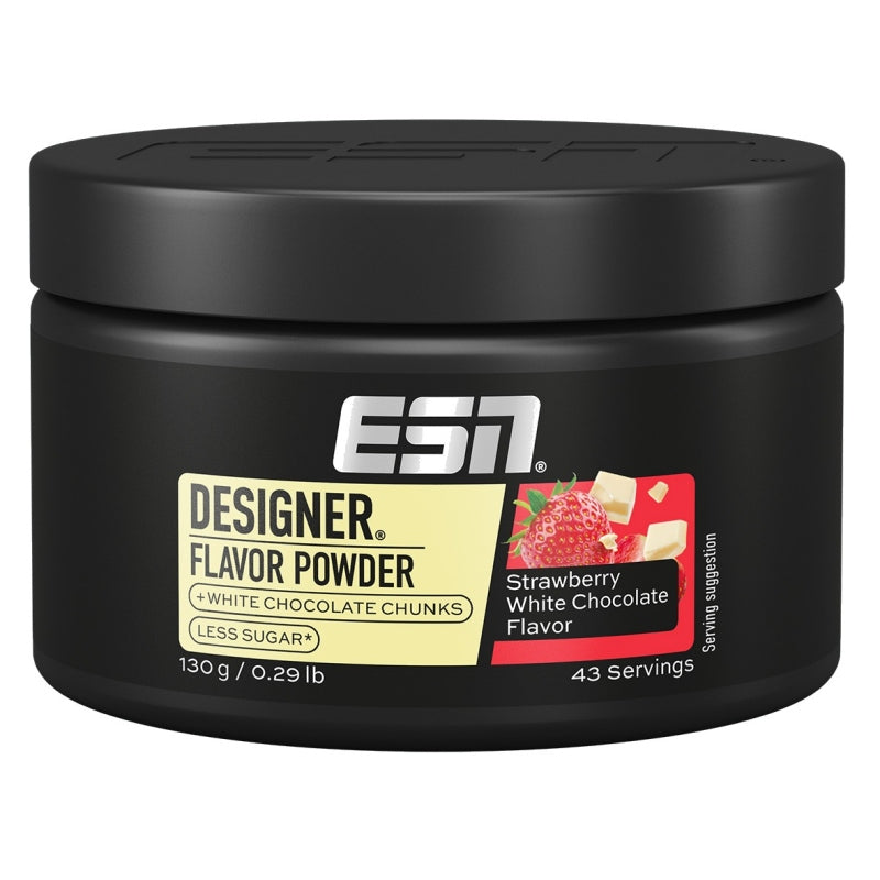 ESN - Designer Flavor Powder - 130g Dose ESN Strawberry White Chocolate