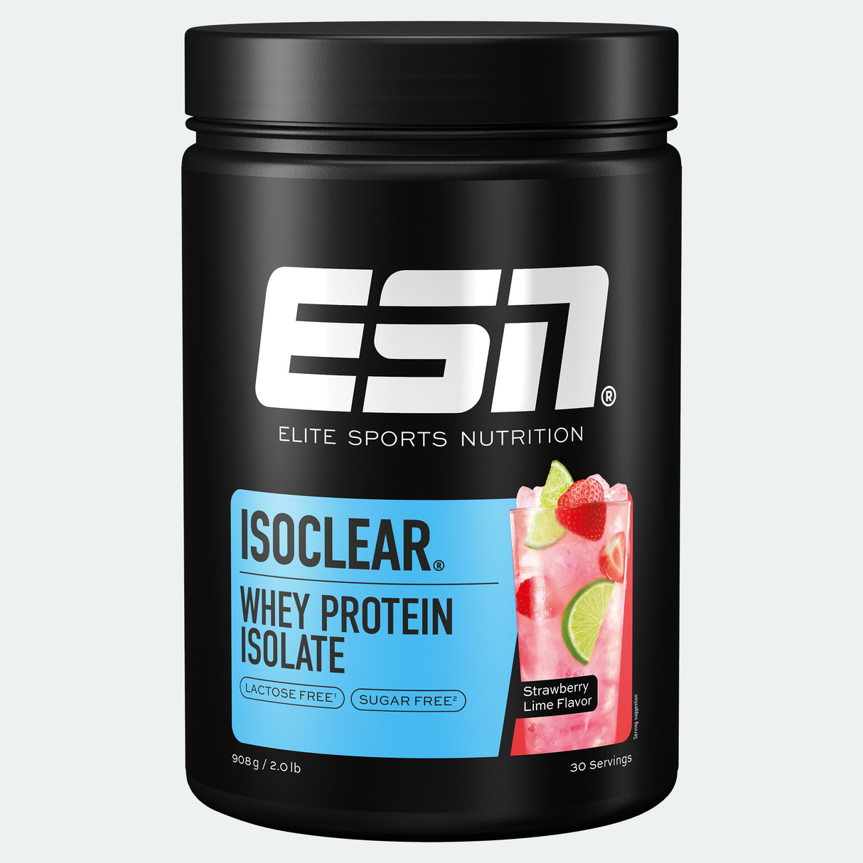 ESN - Isoclear Whey Isolat - 908g Dose ESN Strawberry Lime