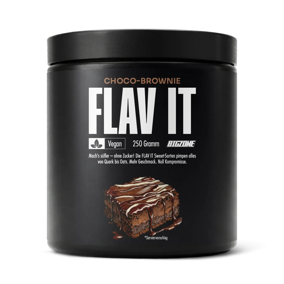 Big Zone - FLAV IT - 250g Dose Big Zone Süß: Choco Brownie