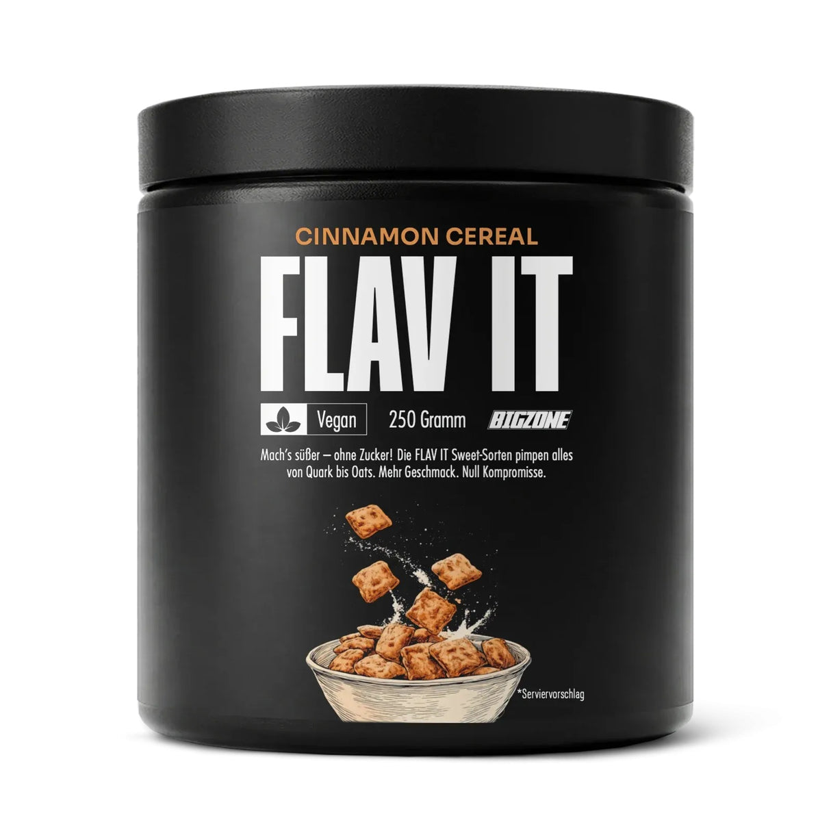 Big Zone - FLAV IT - 250g Dose Big Zone Süß: Cinnamon Cereal