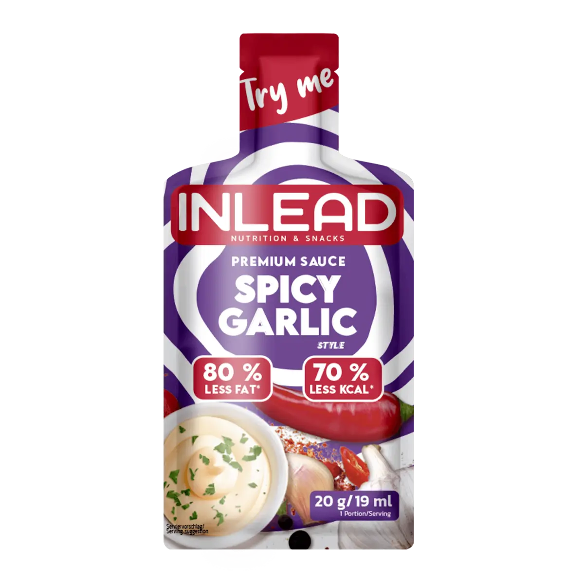 Inlead Nutrition - Premium Sauce - 19ml Probe Inlead Spicy Garlic