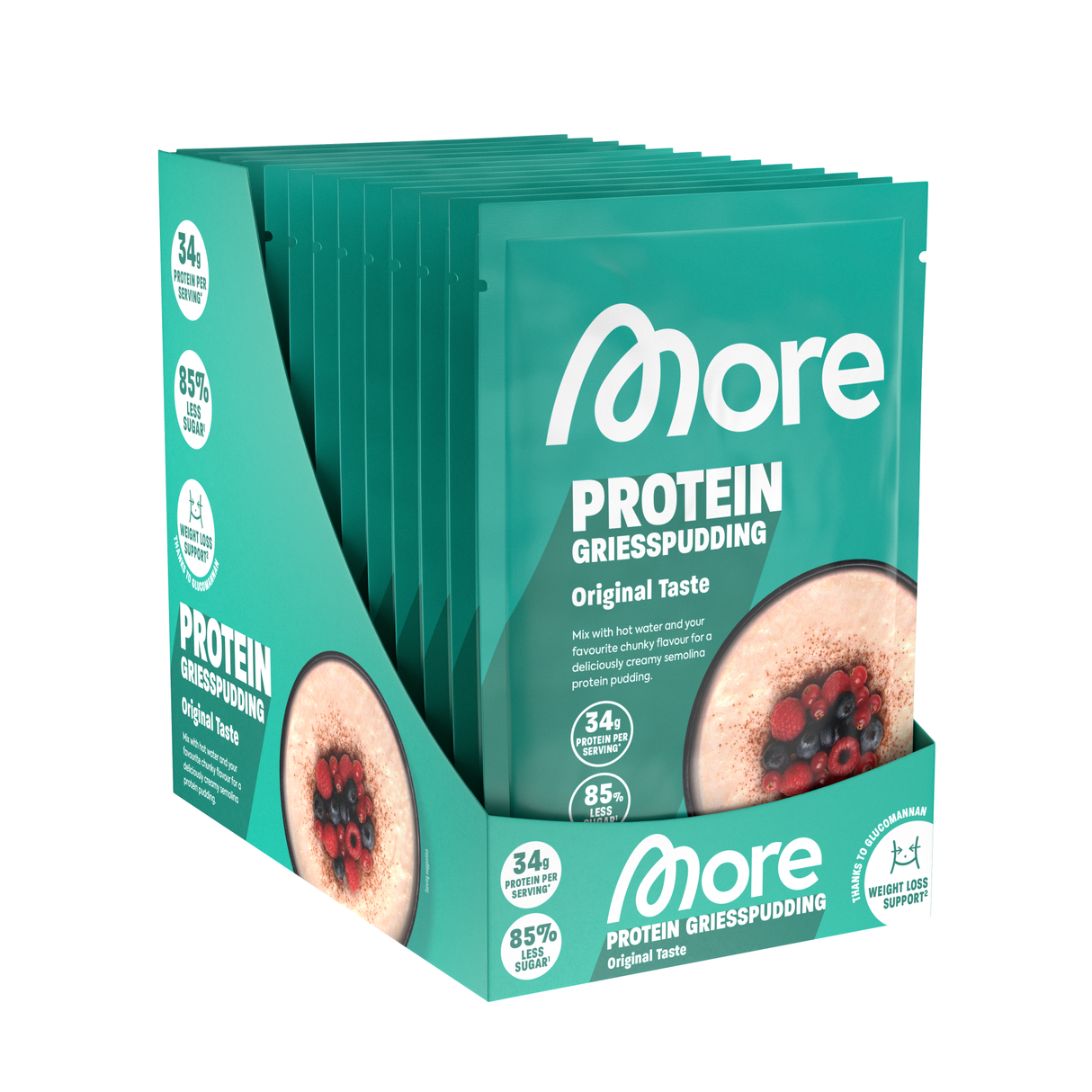 More Nutrition - Griesspudding Original Taste - 13 x 60g