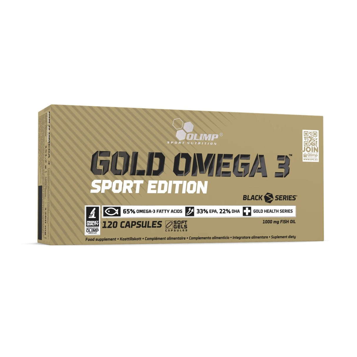 Olimp - Gold Omega 3 Sport Edition - 120 Kapseln