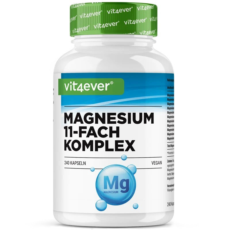 Vit4ever - Magnesium 11-Fach Komplex - 240 Kapseln