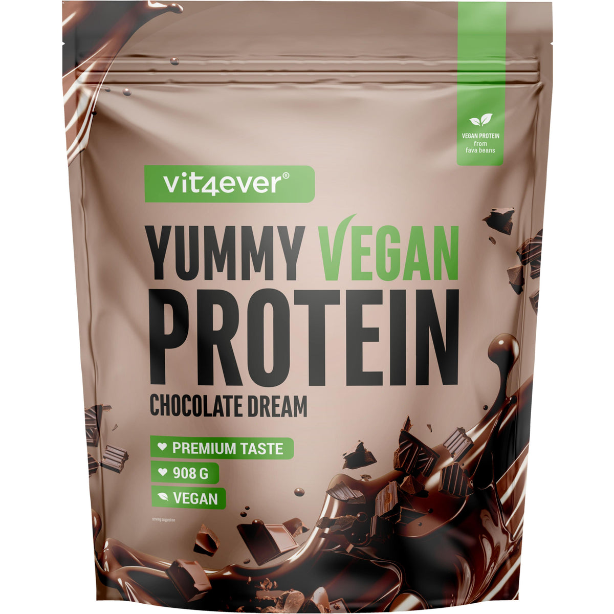 Vit4ever - Yummy Vegan Protein - 908g Beutel Vit4ever Chocolate Dream