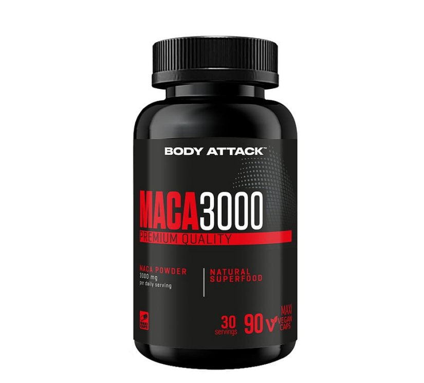 Body Attack - Maca 3000 - 90 Kapseln Body Attack