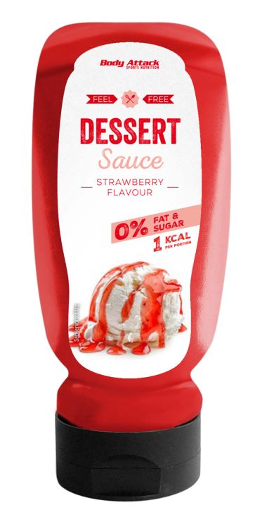 Body Attack - Dessert Sauce Strawberry Flavour - 320ml Body Attack