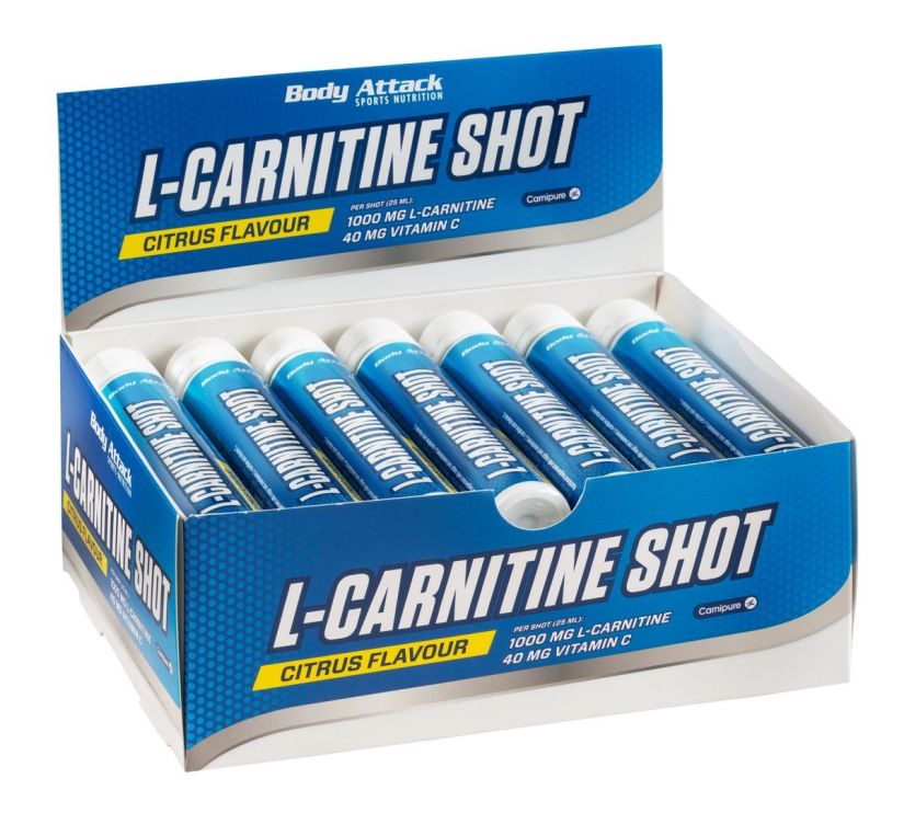 Body Attack - L-Carnitine Shot 20 x 25ml Ampullen Body Attack