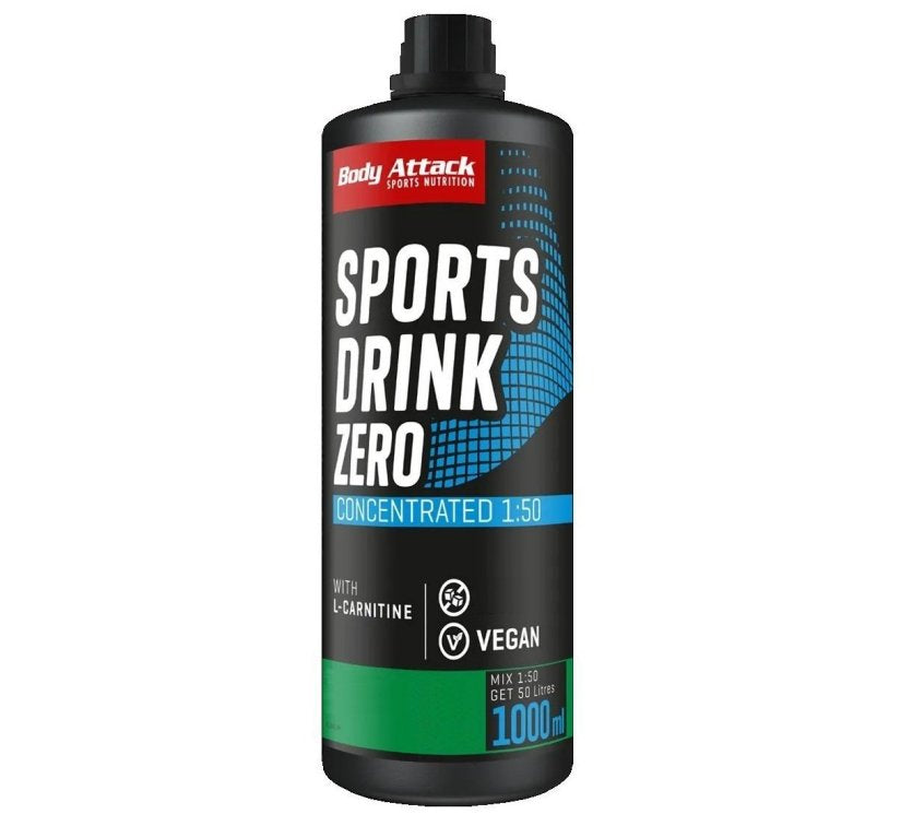 Body Attack - Zero Sports Drink - 1000 ml Body Attack