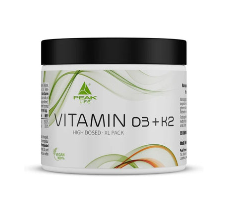 Peak - Vitamin D3 + K2 - 120 Tabletten Peak