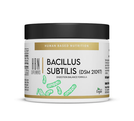HBN - Bacillus Subtilis (DSM 21097) - 60 Kapseln HBN Human Based Nutrition
