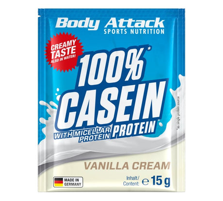 Body Attack - 100 % Casein Protein - 15g Probe Body Attack