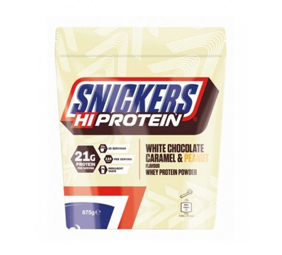 Snickers - Hi Protein White Chocolate Caramel Peanut Powder - 875g Mars Incorporated