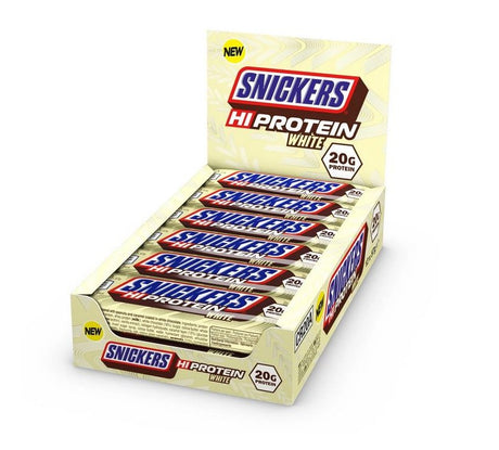 Snickers White Hi Protein Bar Riegel - Karton 12 x 57g Mars Incorporated