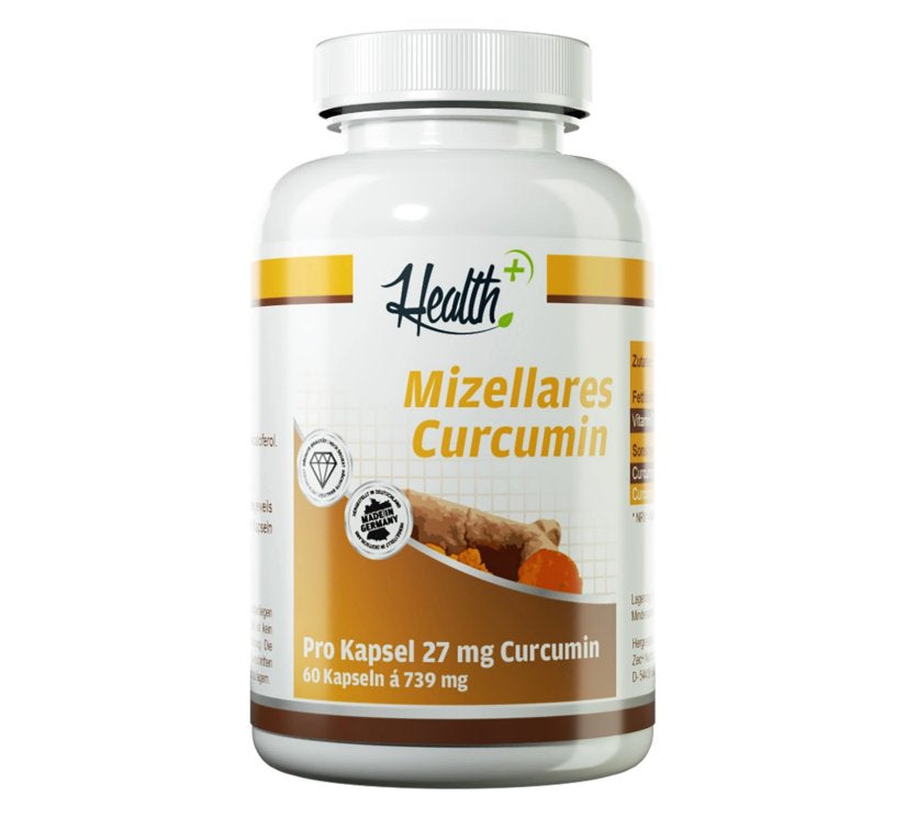 Health+ - Mizellares Curcumin - 60 Kapseln Health+